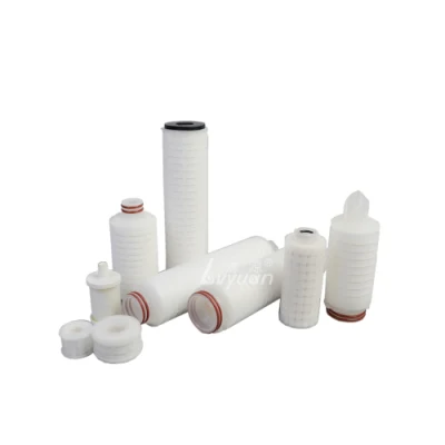 PVDF/PTFE/Pes/Nylon/PP-Plisseemembranfilter für Vorfiltration und Endfiltration