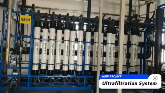 Hersteller UF-Filtermembran-Trinkwasseraufbereitungsanlage UF-Wasserfiltrationsmaschinensystem